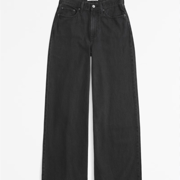 Abercrombie & Fitch Denim - Abercrombie & Fitch Women's 25 L Long The Wide Leg High Rise